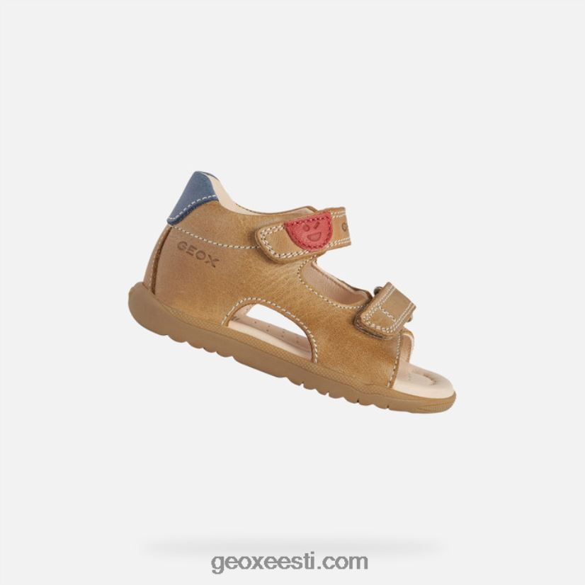 sandal macchia beebiJ4Z02T2022 Geox karamell