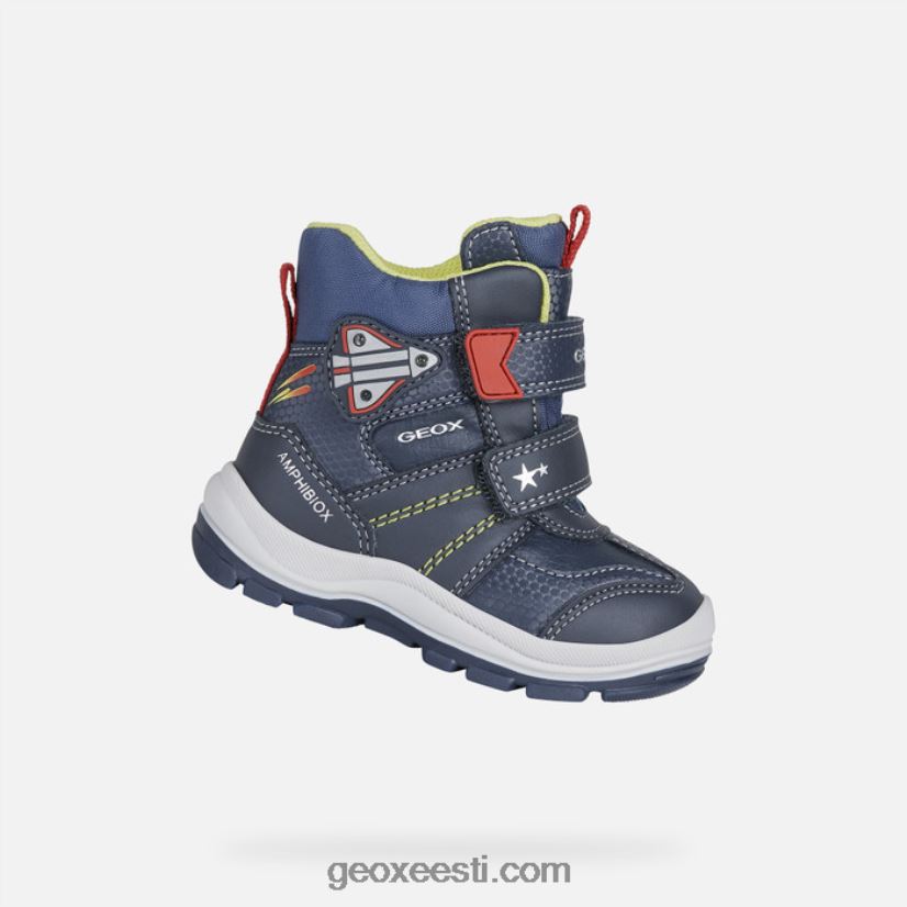 flanfil abx väikelapsJ4Z02T1561 Geox mereväe/punane