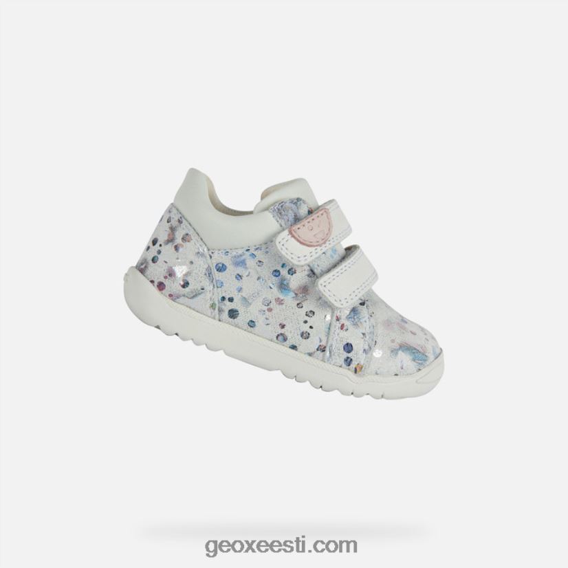 macchia beebiJ4Z02T1585 Geox valge