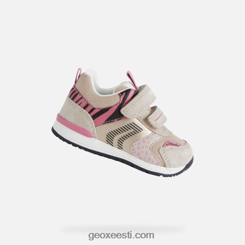 rishon beebiJ4Z02T1642 Geox beež/fuksia