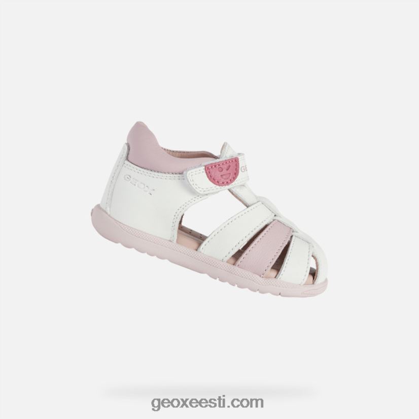 sandal macchia beebiJ4Z02T1624 Geox valge roos