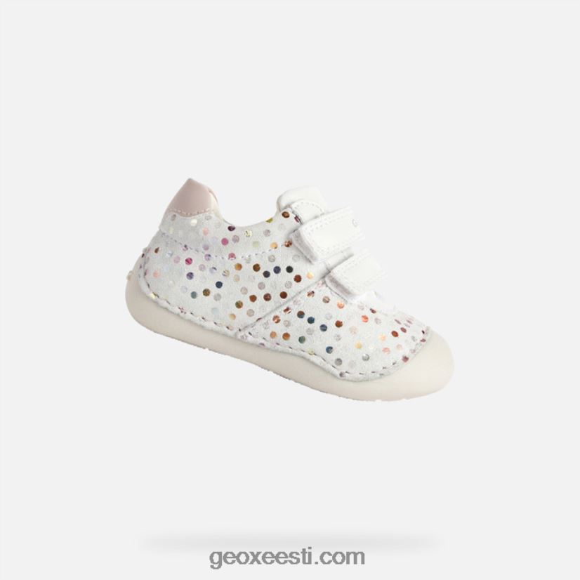 tutim mudilaneJ4Z02T1613 Geox valge/hele roos