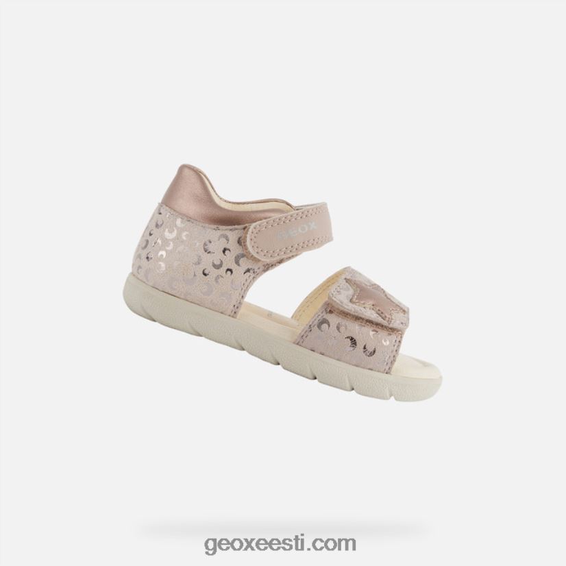 sandaal alul väikelapsJ4Z02T1600 Geox hele roos