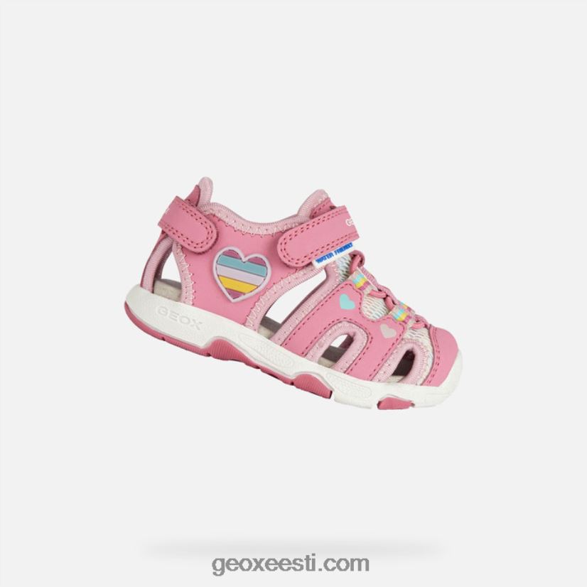 sandal multy väikelapsJ4Z02T1470 Geox fuksia/mitmevärviline
