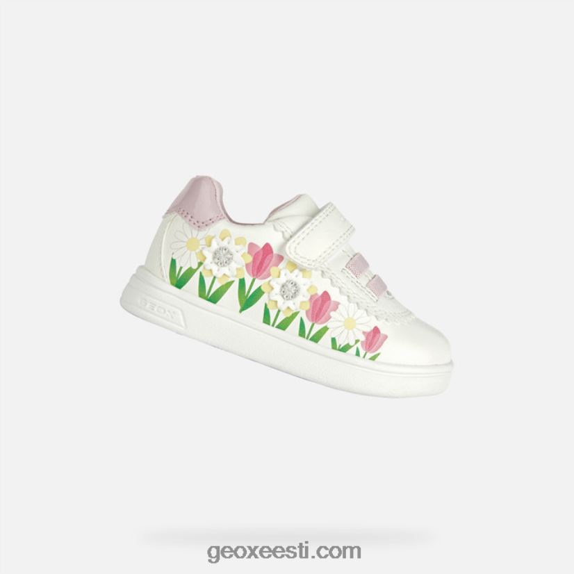 djrocki väikelapsJ4Z02T2010 Geox valge/mitmevärviline