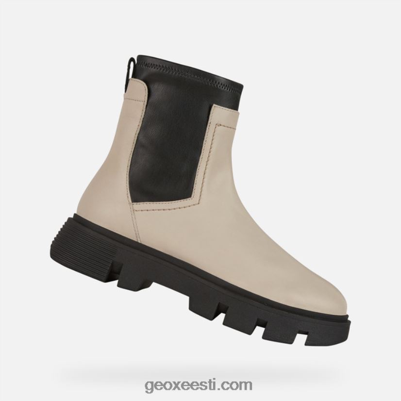 vilde naised J4Z02T255 Geox hele taupe/must