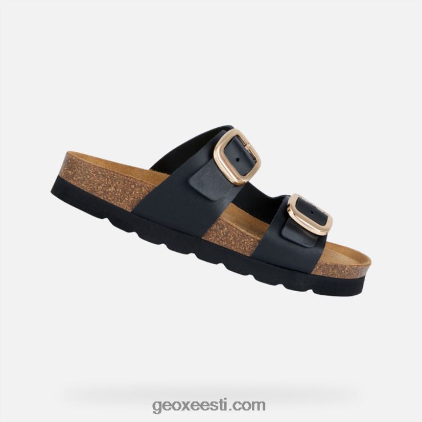 brionia kõrge naised J4Z02T1701 Geox must