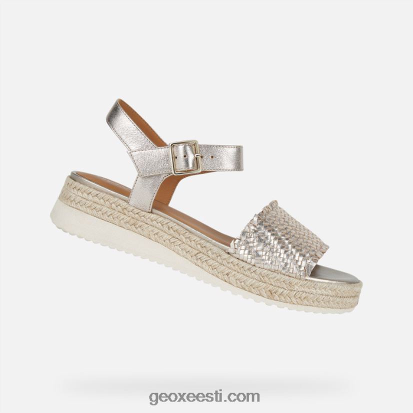 eolie naised J4Z02T455 Geox šampanja