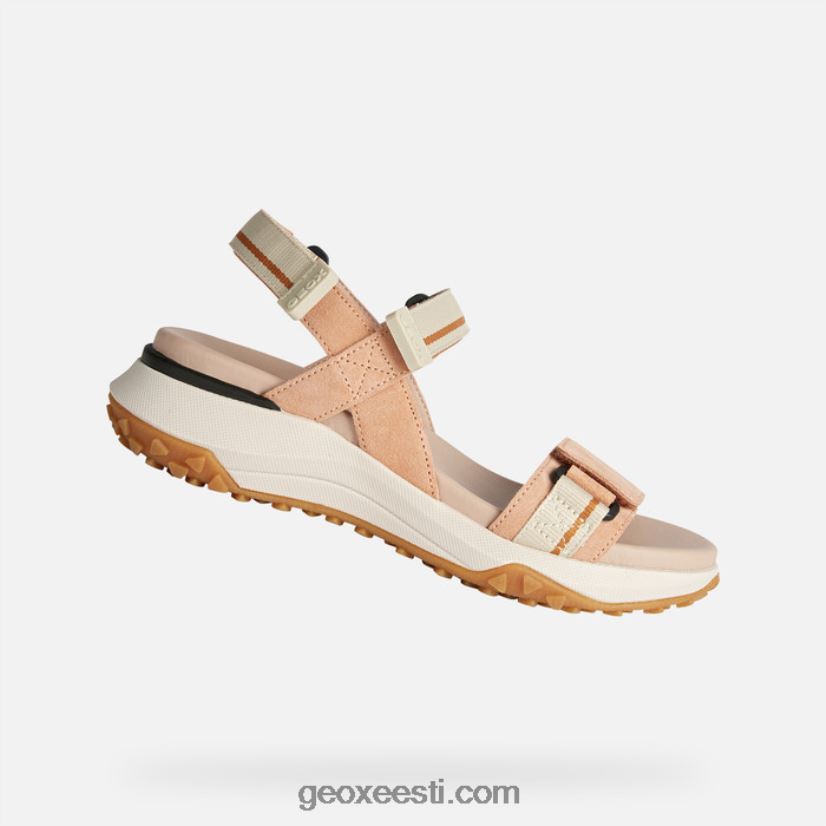 sorapise haare naised J4Z02T170 Geox virsik/beež