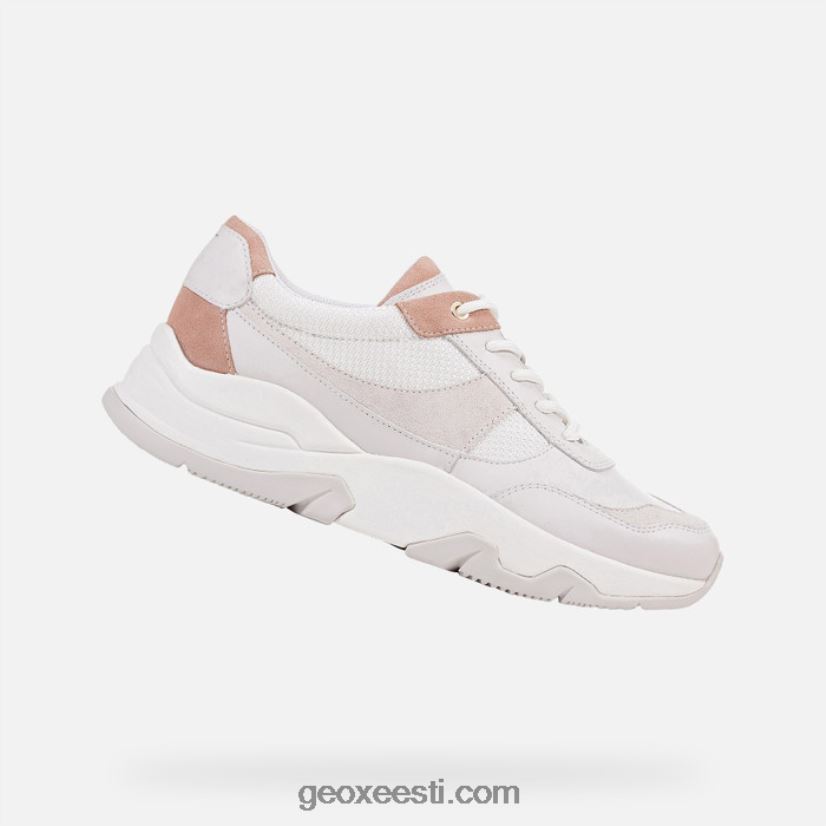 Kristene naised J4Z02T416 Geox valge/tumeroosa