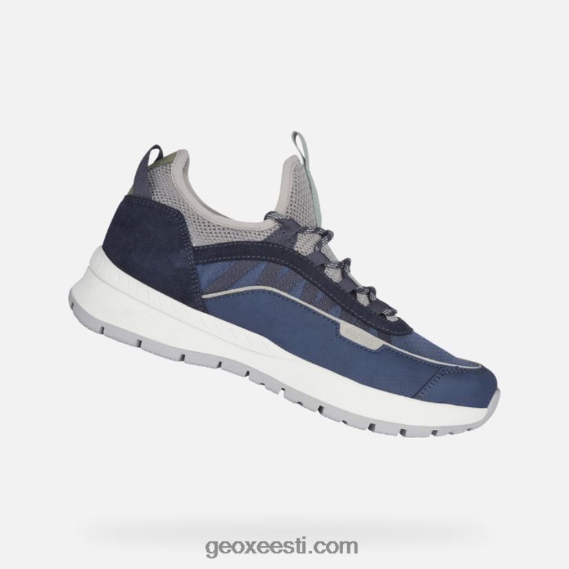 braies naised J4Z02T581 Geox dk sinine/hall