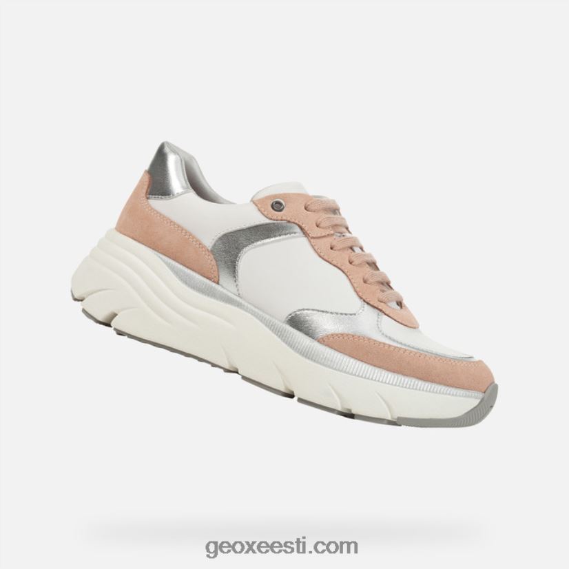 diamanta naised J4Z02T224 Geox valge/alasti