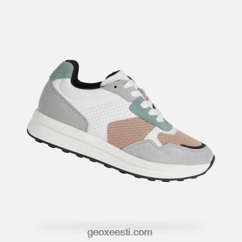 runntix naised J4Z02T567 Geox dk nahk/lt hall