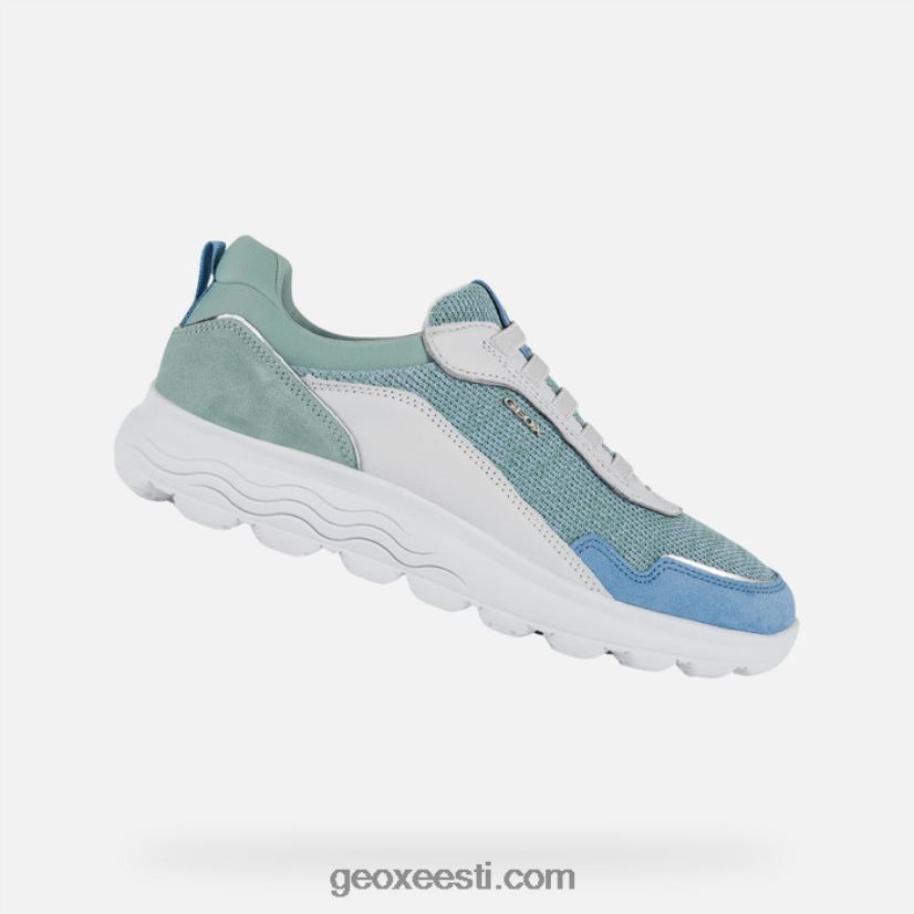 spherica naised J4Z02T18 Geox valge/roheline