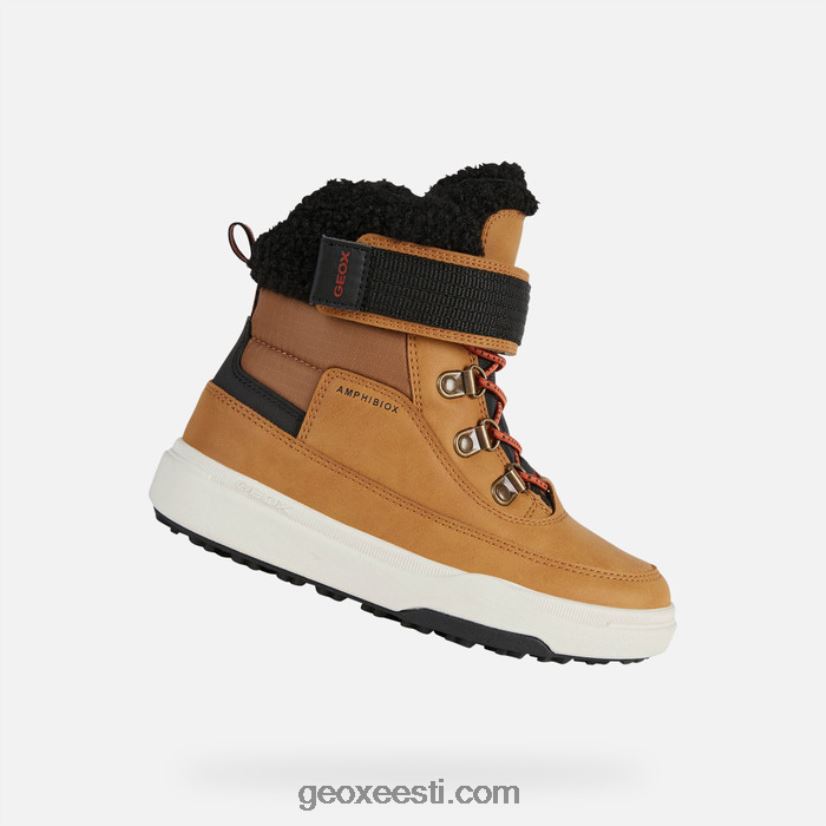 bunshee pg abx juunior poisid J4Z02T1113 Geox tumekollane/must