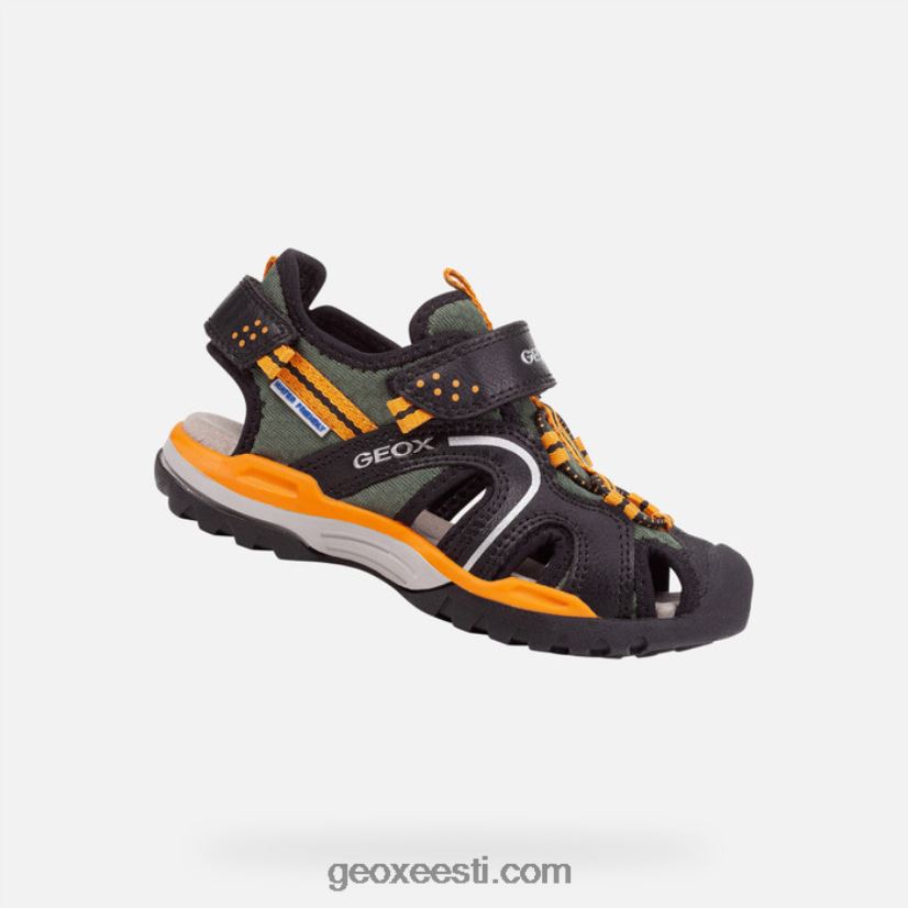 borealis poisid J4Z02T1277 Geox must/oranž