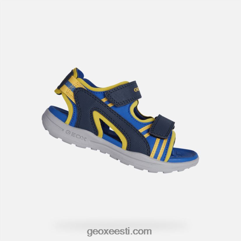 vaniett poisid J4Z02T1375 Geox tumesinine/kollane