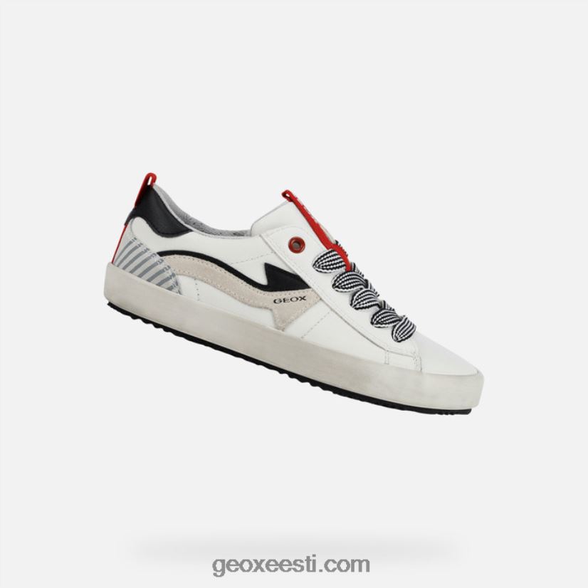 alonisso poisid J4Z02T1392 Geox valge/punane