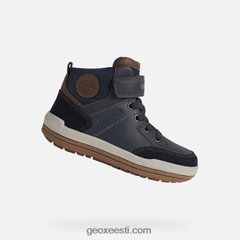 charz abx poisid J4Z02T1328 Geox mereväe/lt pruun