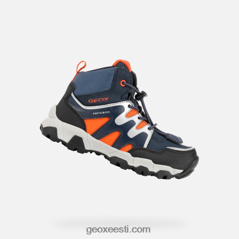 magnetar abx juunior poisid J4Z02T1032 Geox merevägi/oranž