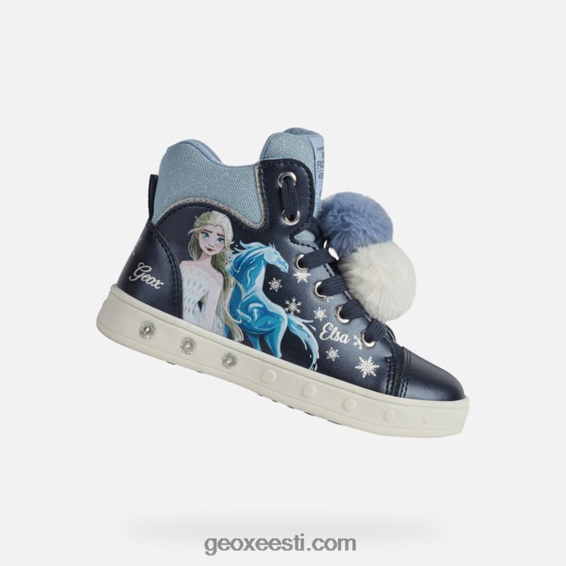 siluett tüdrukud J4Z02T1252 Geox merevägi/taevas