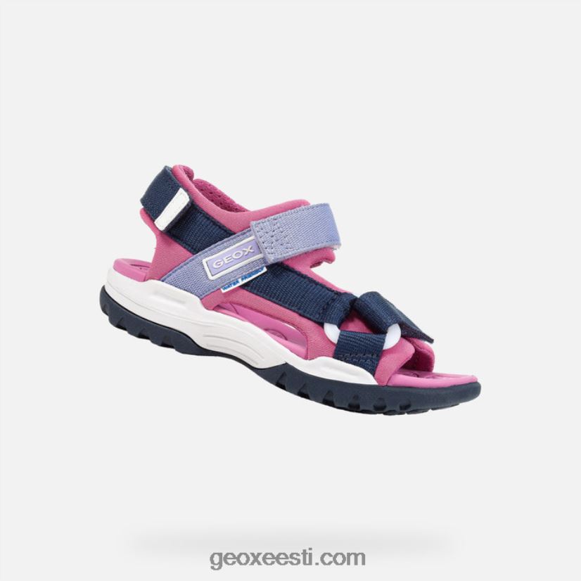 borealis tüdrukud J4Z02T1043 Geox merevägi / fuksia