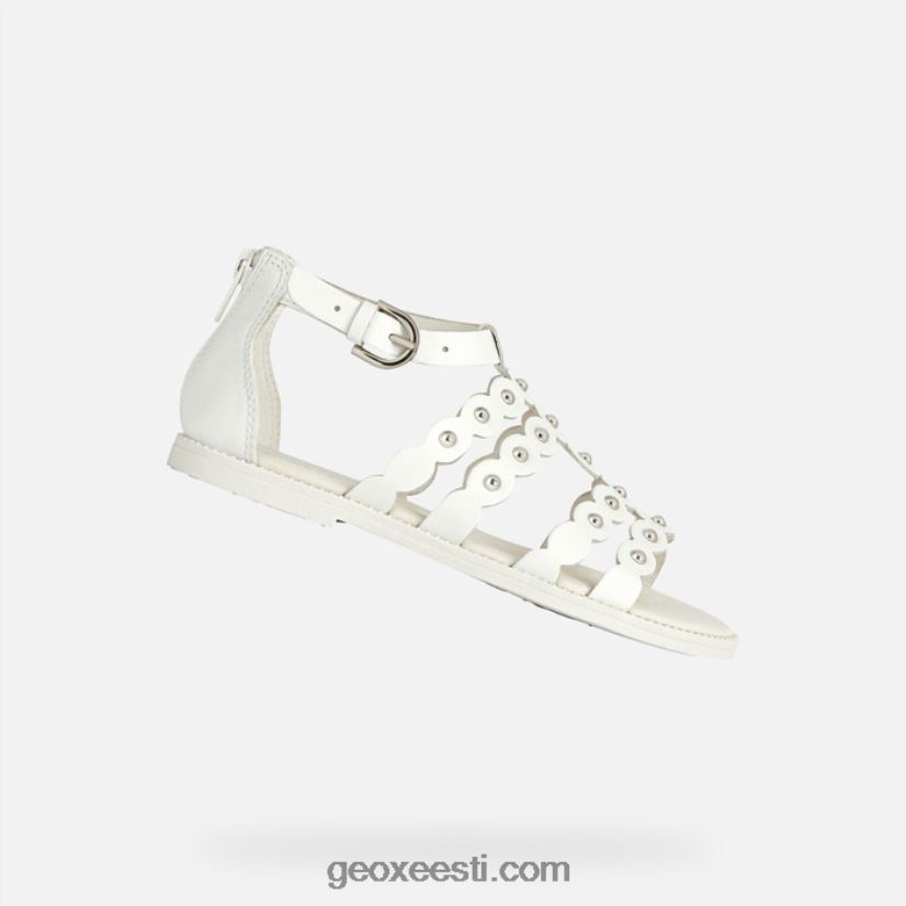 sandaal karly tüdrukud J4Z02T1105 Geox valge