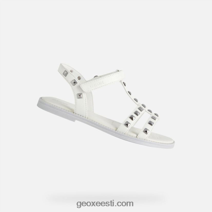 sandaal karly tüdrukud J4Z02T1900 Geox valge