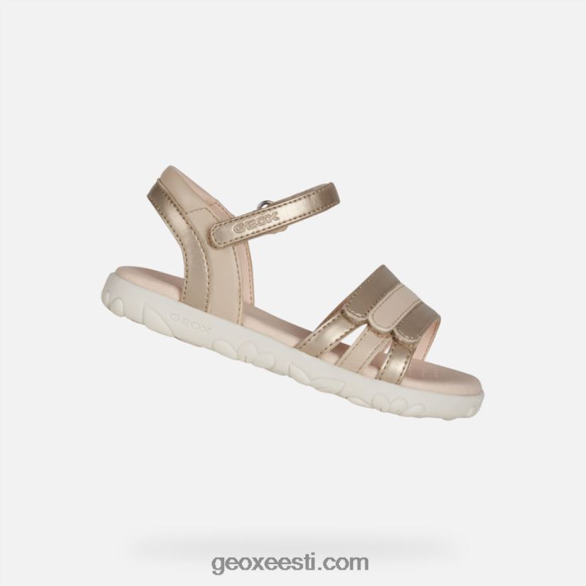 sandaalid haiti tüdrukud J4Z02T1025 Geox plaatina