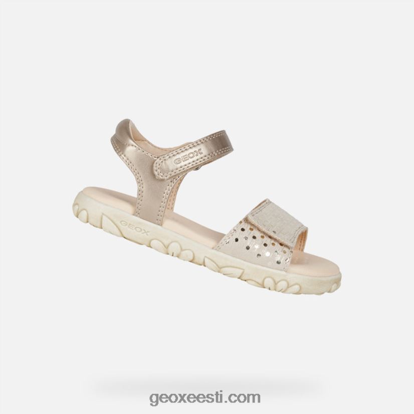 sandaalid haiti tüdrukud J4Z02T1055 Geox beež