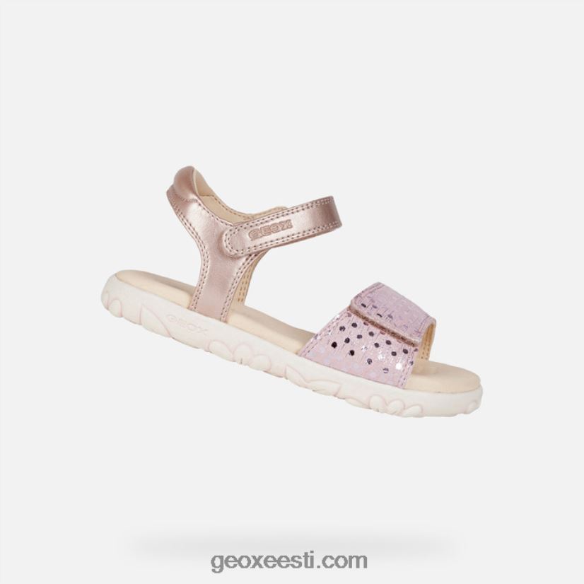 sandaalid haiti tüdrukud J4Z02T1059 Geox antiikne roos