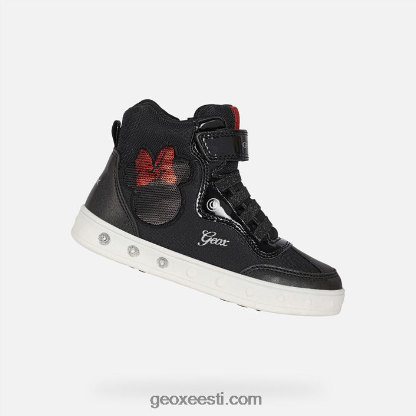 siluett tüdrukud J4Z02T1218 Geox must/punane