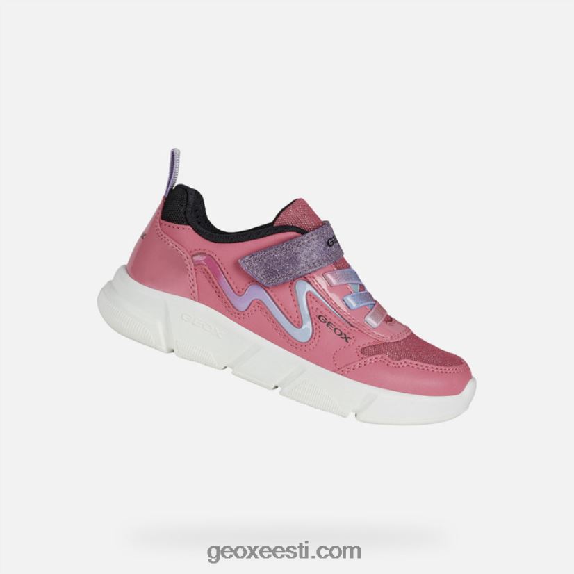 aril tüdrukud J4Z02T1120 Geox fuksia/must