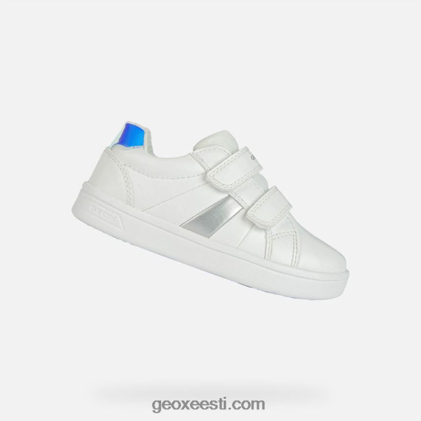 djrock tüdrukud J4Z02T1882 Geox valge/hõbedane