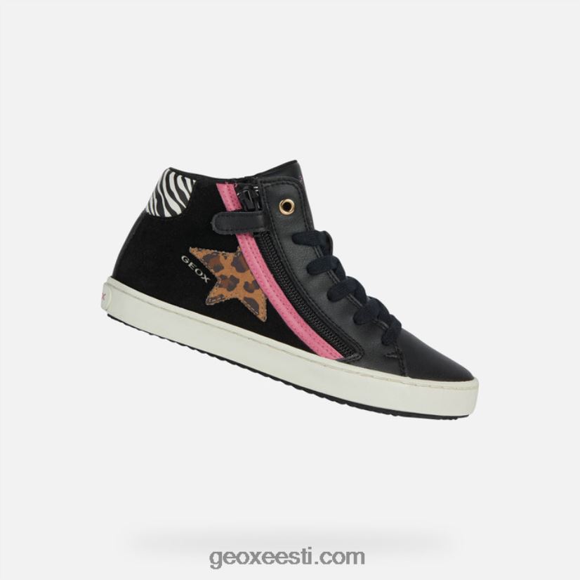 kalispera tüdrukud J4Z02T1228 Geox must/fuksia