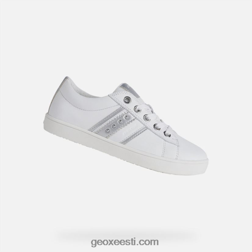 kathe tüdrukud J4Z02T1861 Geox valge/hõbedane