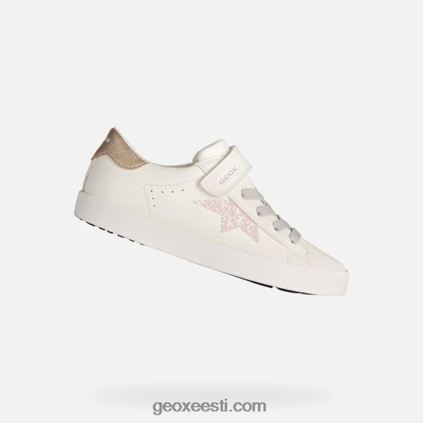 kilwi tüdrukud J4Z02T1863 Geox valge/roosa