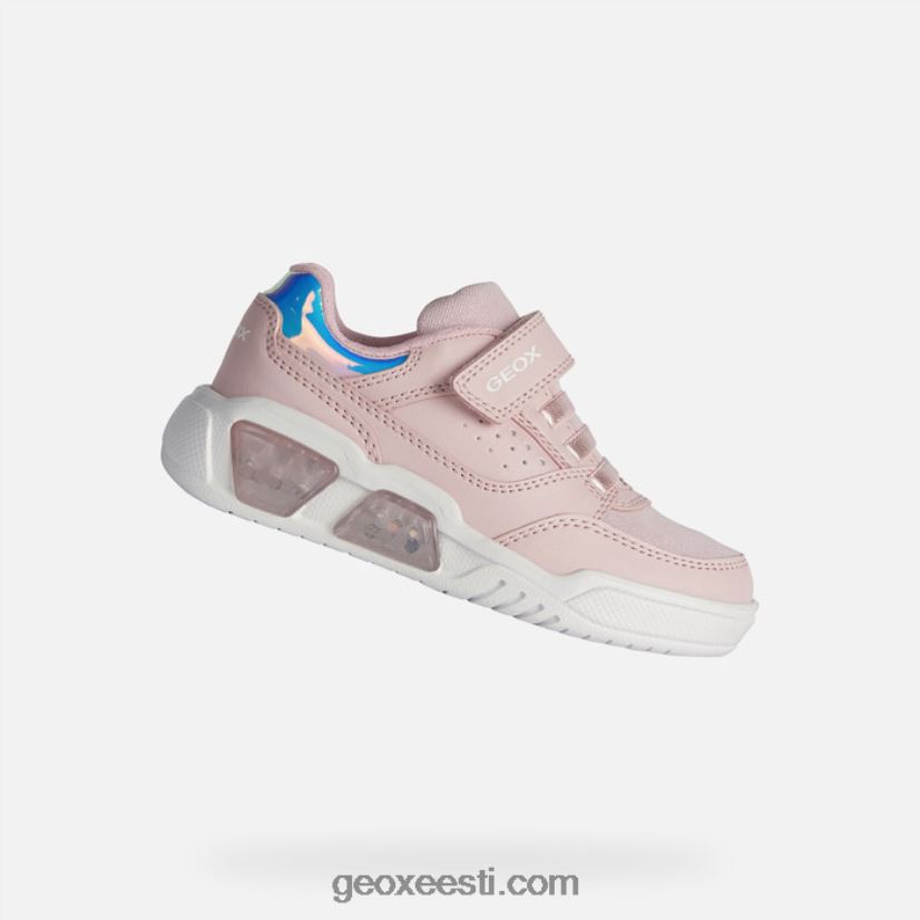 illuminus juunior tüdrukud J4Z02T1911 Geox hele roos/valge