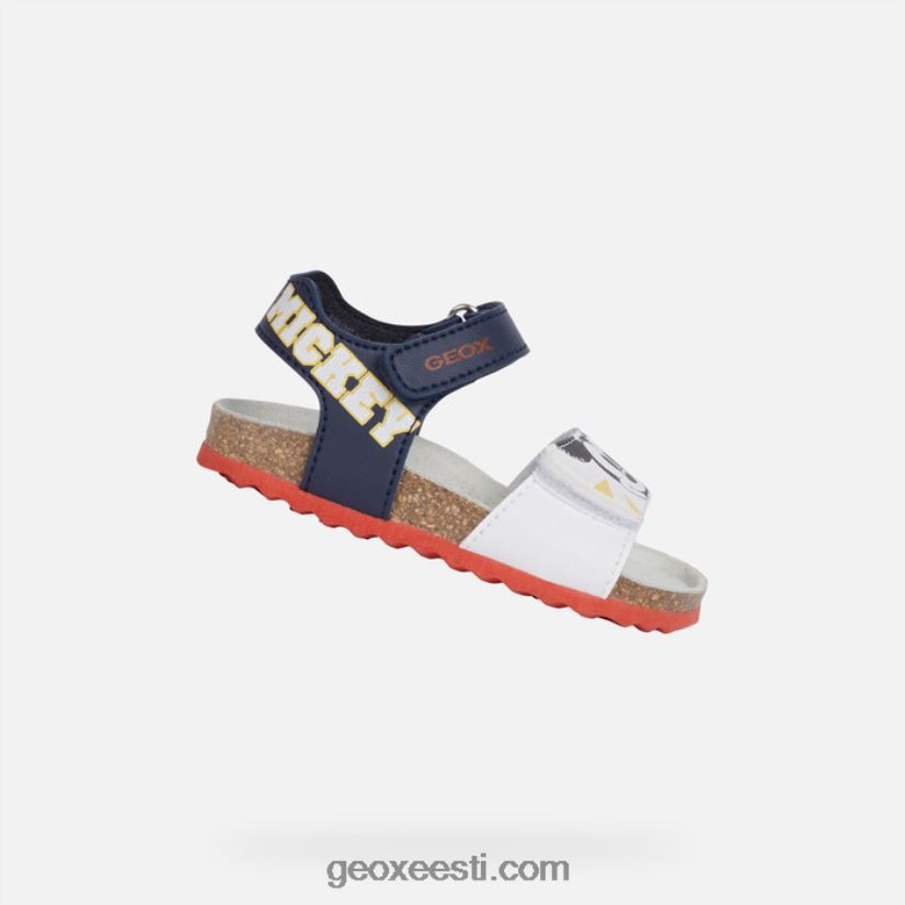 sandaalid kriit beebiJ4Z02T1644 Geox mereväe/valge